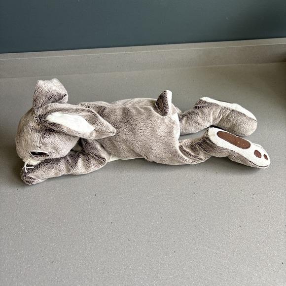 IKEA Vandring Hare Plush Bunny Rabbit 16" Floppy Eared Sewn Eyes Super Soft - Picture 3 of 7